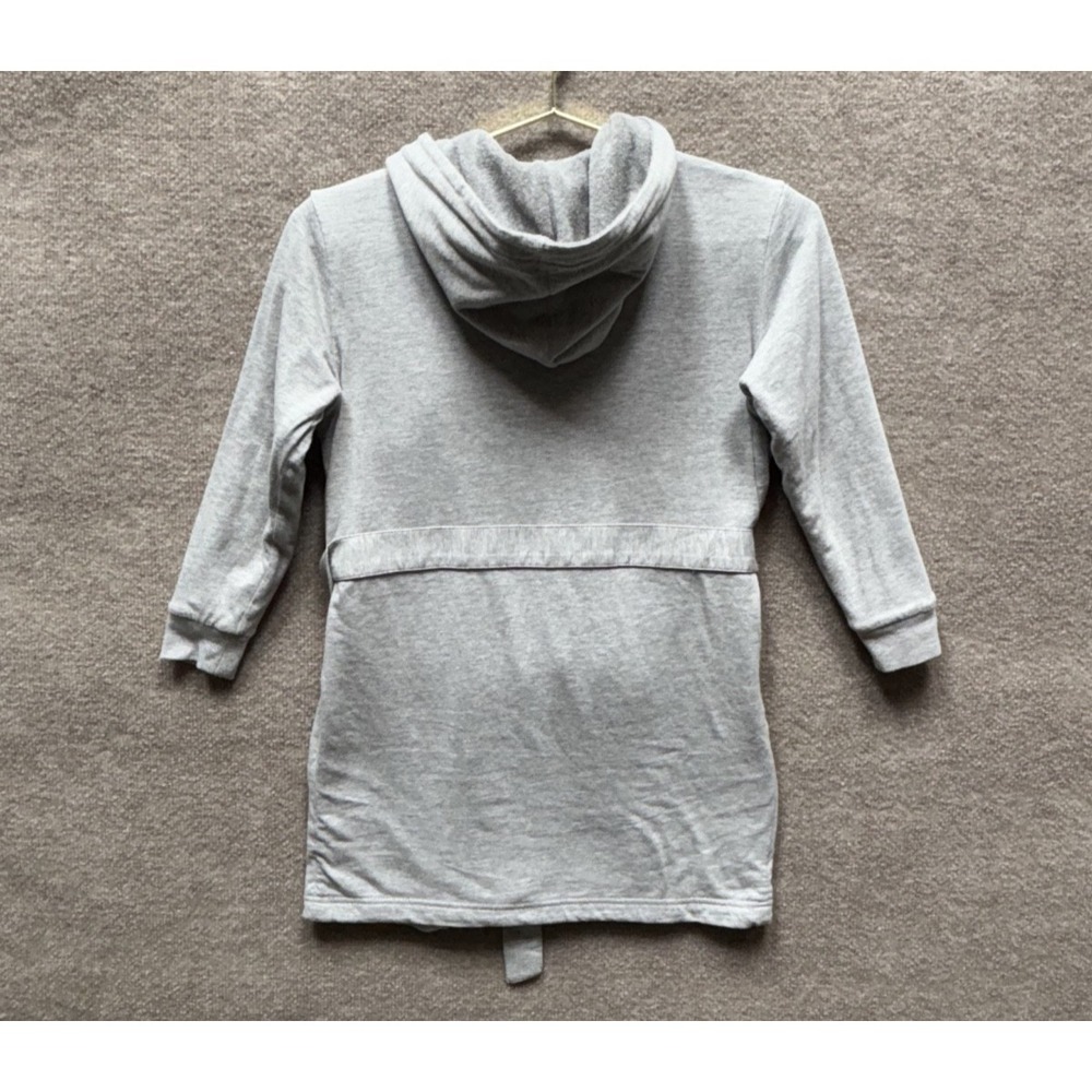 Dude Robe Youth Kids One Size Gray Cotton Terry Cloth Long Sleeve Hooded EUC - Picture 3 of 5